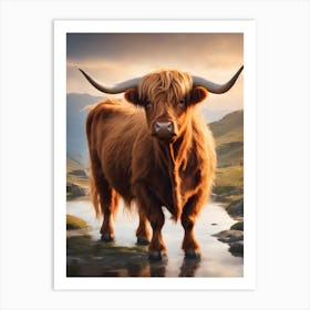 Highland Cow 25 Art Print