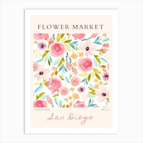 Flower Market 42 Art Print