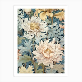 Floral Wallpaper Pattern 5 Art Print