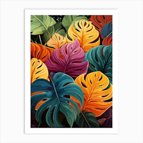 Tropical Leaves 3 Art Print