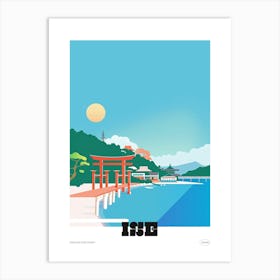 Ise Japan 1 Colourful Travel Poster Art Print