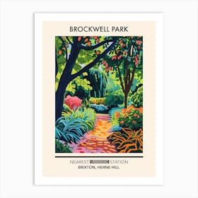 Brockwell Park London Parks Garden 2 Art Print
