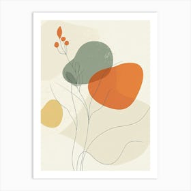 Abstract Flower 60 Art Print