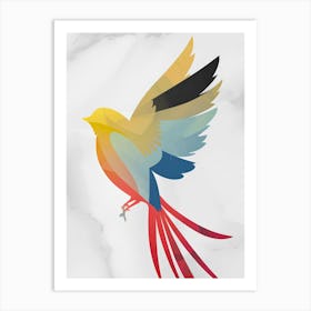 Colorful Bird Art Print