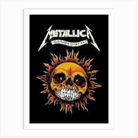 Metallichead Sunshine Art Print