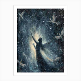 Angel Of The Night Art Print