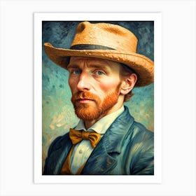 Portrait Of Van Gogh 1 Art Print