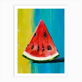 Watermelon Slice Art Print