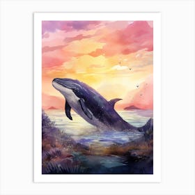 Strap Toothed Whale 1 Art Print