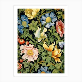 William Morris Floral Wallpaper 11 Art Print