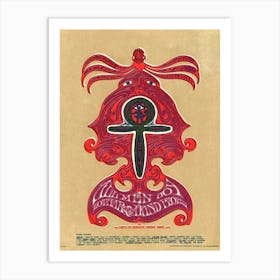 Allmen Joy Vintage Concert Poster 1967 Art Print