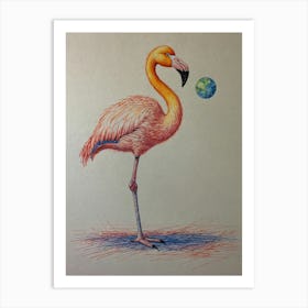 Flamingo 31 Art Print