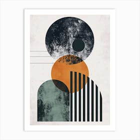 Cholesky Bauhaus Mid Century Art Print