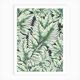 Coleus Leaf William Morris Inspired Art Print