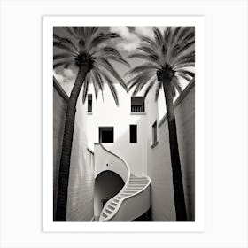 Palma De Mallorca, Spain, Black And White Photography 1 Art Print