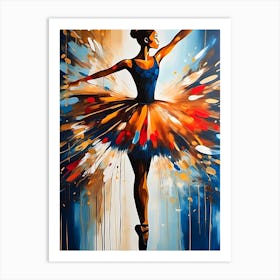 Firecracker Ballerina Art Print