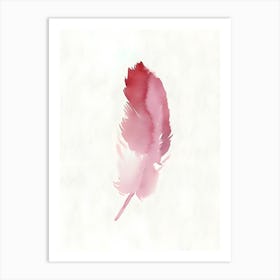 Watercolor Feather Art Print