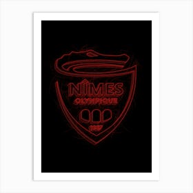 Nimes France Logo Art Print