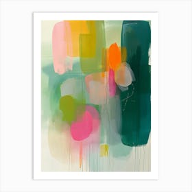 Green Orb Abstractions 2 Art Print