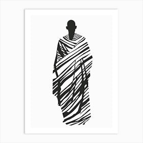 Buddhist Monk 1 Art Print