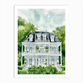 Charleston House Art Print