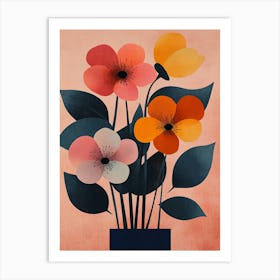 Flowers In A Vase 63 Art Print