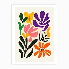 Abstract Flowers 10 Art Print