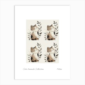Cute Animals Collection Kitten 2 Art Print