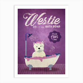 Westie Dog Art Print