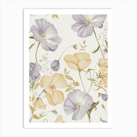 Lilac Flowers Art Print