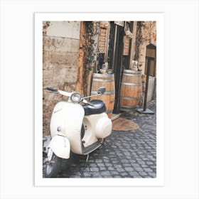 Vespa In Rome Art Print