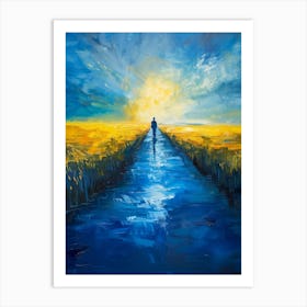 Road To The Sunset 2 Art Print