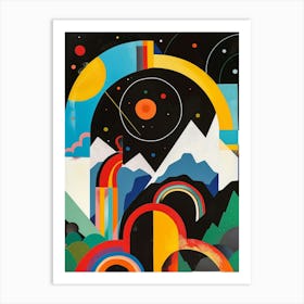 Abstract Graphics Art Print