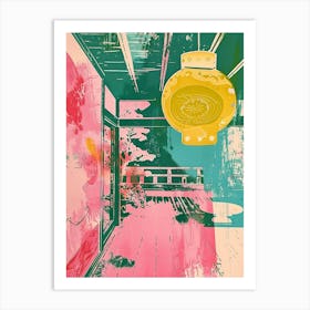 Yamanouchi Japan Duotone Silkscreen Art Print