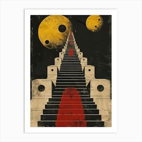 Stairway To Hell 4 Art Print