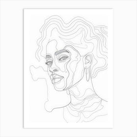 Portrait Of A Woman 236 Art Print