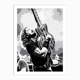 Dave Grohl Foo Fighters 4 Art Print