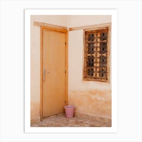 Door Of A House in Fes, Morocco | Colorful travel photography Art Print