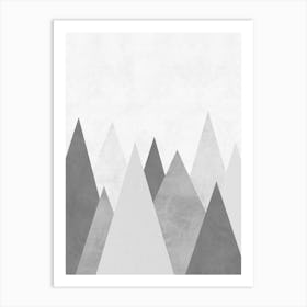 1Scandinavian mountains 5 Art Print