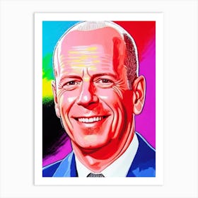 Bruce Willis Pop Movies Art Movies Art Print