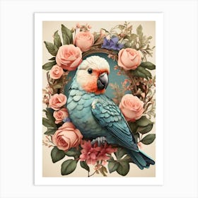 Bird In A Frame 1 Art Print