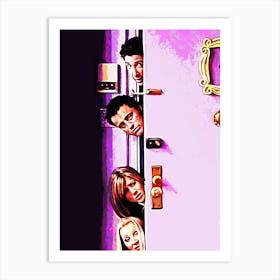 Friends Door movie Art Print