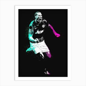 Rio Ferdinand 1 Art Print