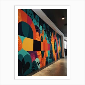 Colorful Wall Mural Art Print