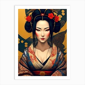 Geisha 44 Art Print