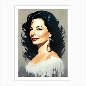 Fran Drescher Art Print