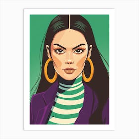 Illustration Of A Woman 18 Art Print