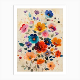 Flowers In A Vase 19 Art Print