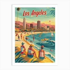 Los Angeles 3 Art Print