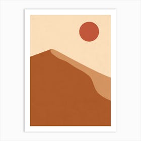 Desert Sun Art Print